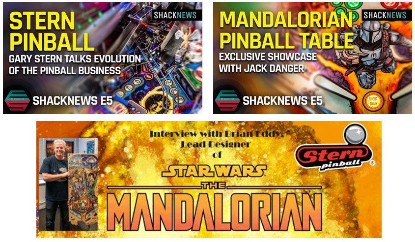 Stern Pinball July 2021 media interviews